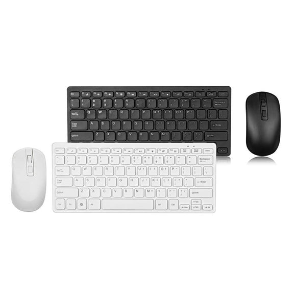 Wireless Keyboard And Mouse Kit Keypad Ultra-Slim For Android Ios Pc Laptop