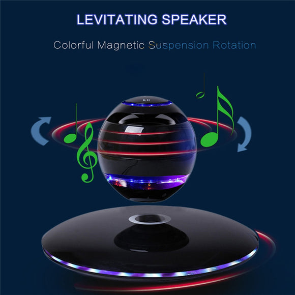 Levitation Bluetooth Speaker Floating Wireless Magnetic Rotating Led light and Subwoofer