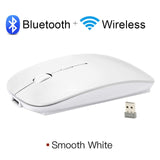 Wireless Mouse Computer Bluetooth Mouse Silent PC Mause Rechargeable Ergonomic Mouse 2.4Ghz USB Optical Mice For Laptop PC